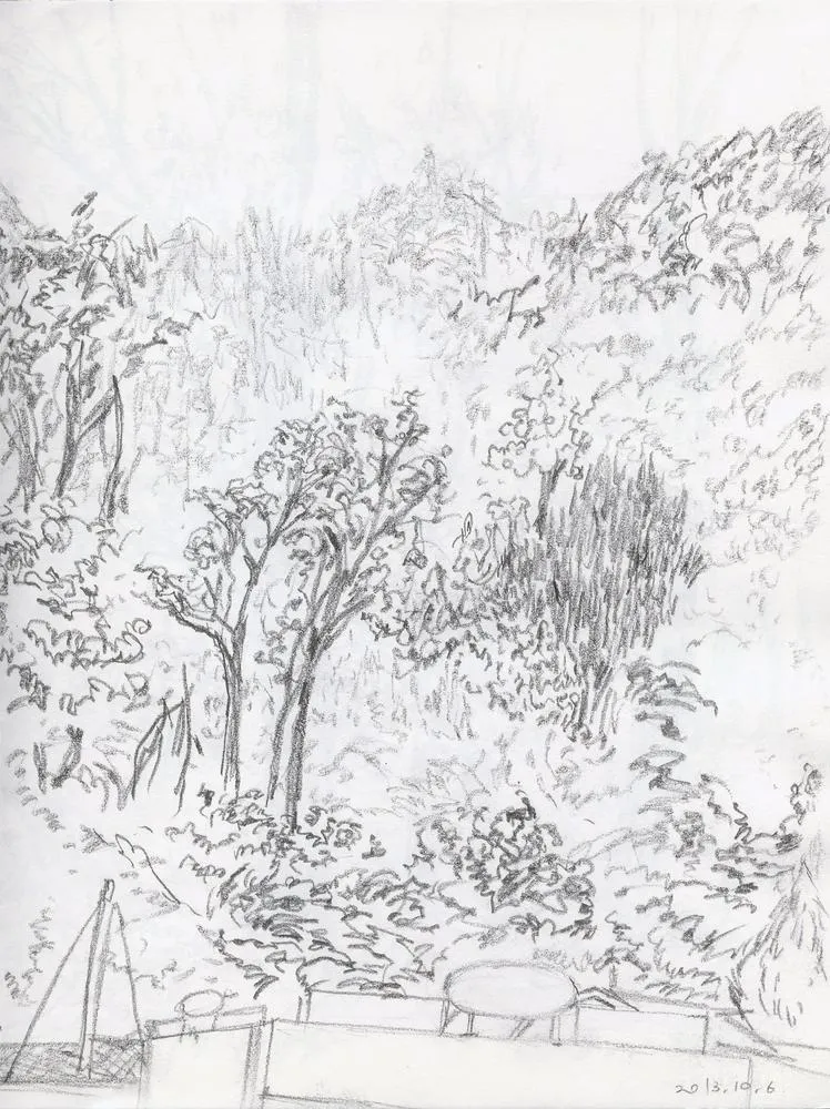 Drawing 106, Ryu Sung Chul, 2013, Pencil and color on paper.jpg