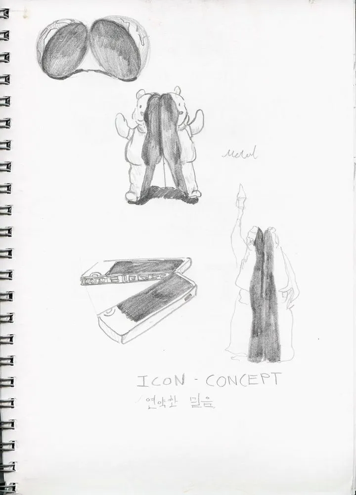 Drawing 108, Ryu Sung Chul, 2013, Pencil and color on paper.jpg