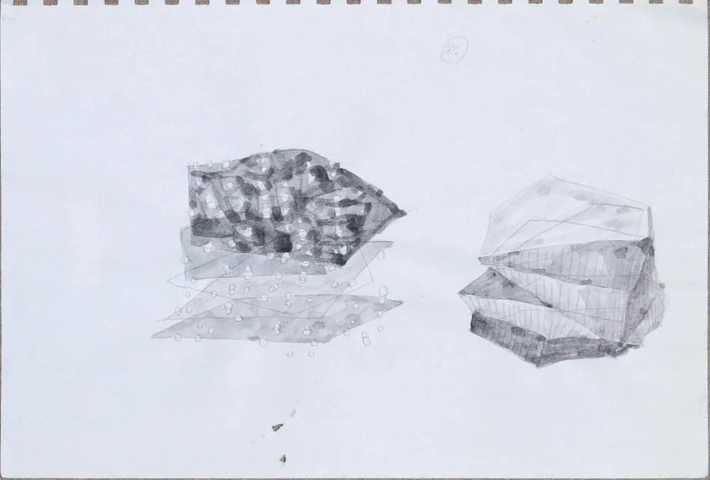 Drawing 17, Ryu Sung Chul, 2013, Pencil and color on paper.jpg