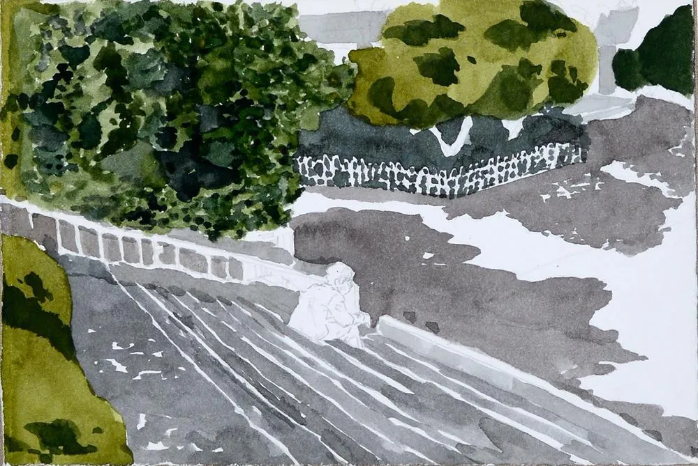 Drawing 21, Ryu Sung Chul, 2013, Pencil and color on paper.jpg