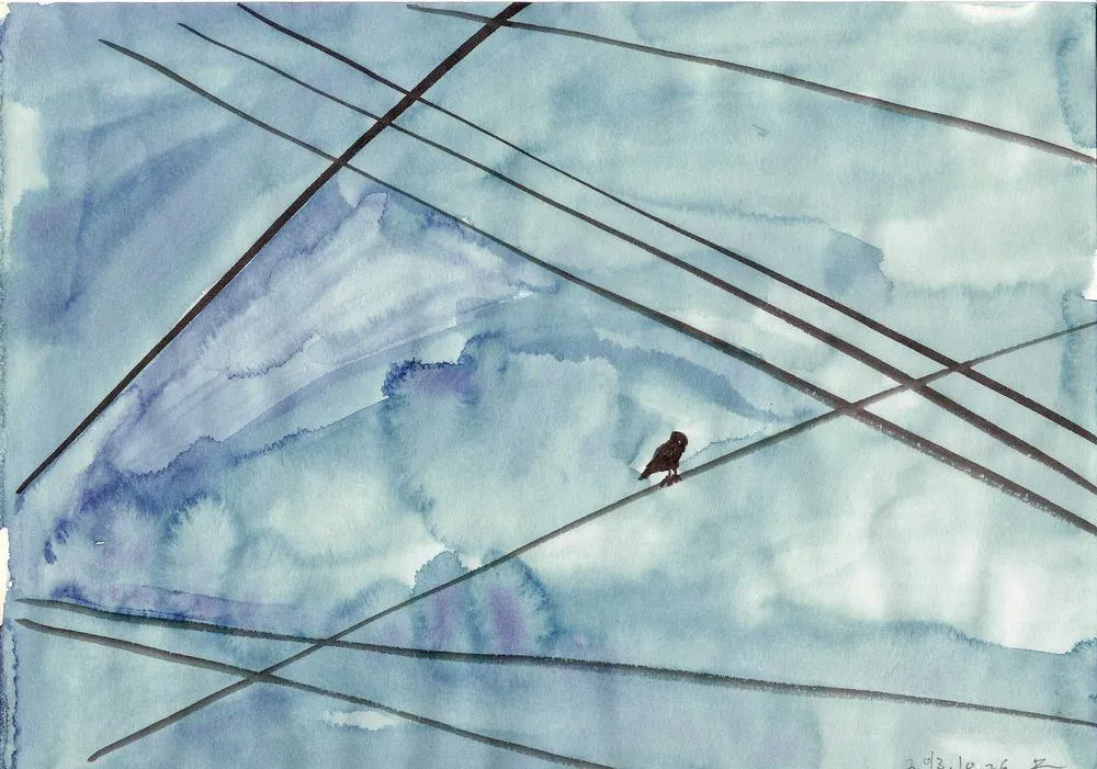 Drawing 41, Ryu Sung Chul, 2013, Pencil and color on paper.jpg