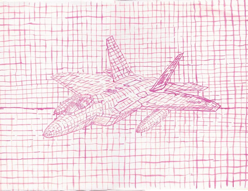 Drawing 63, Ryu Sung Chul, 2013, Pencil and color on paper.jpg