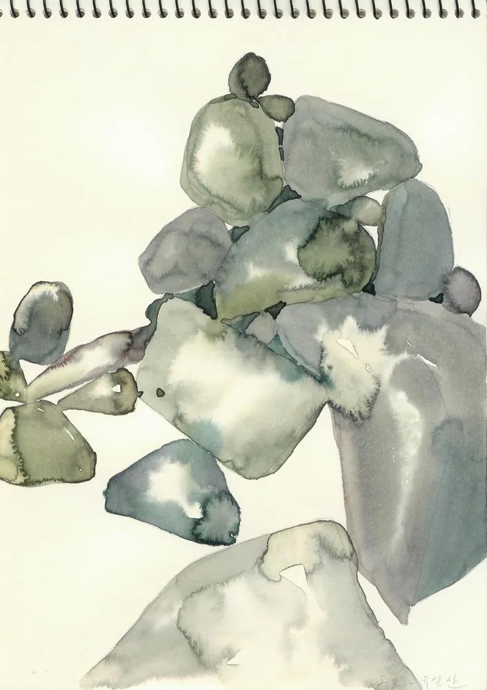 Drawing 87, Ryu Sung Chul, 2013, Pencil and color on paper.jpg