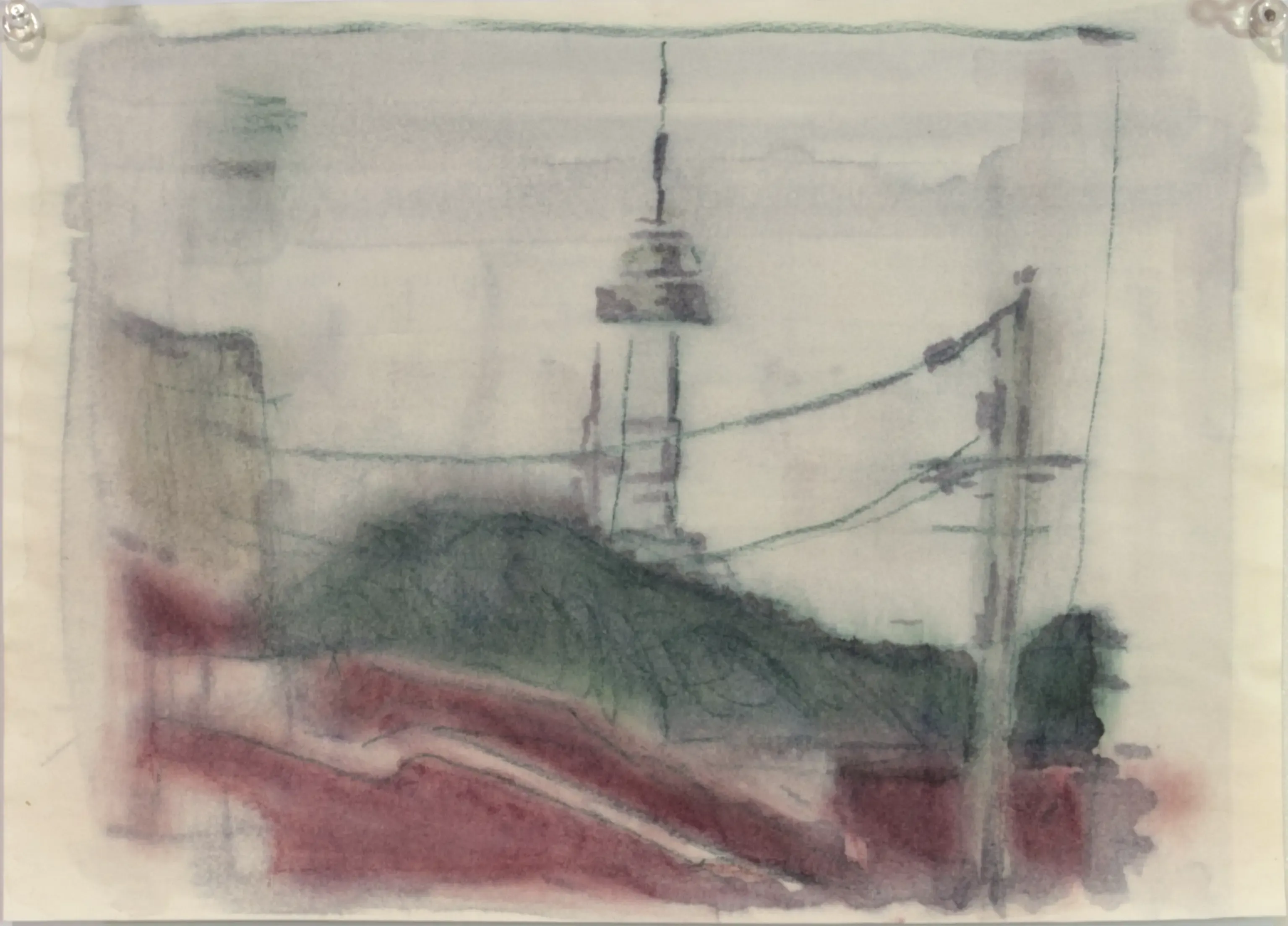 Drawing-06, 2021, Pastel on paper.webp
